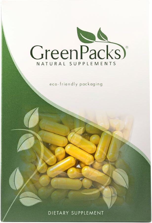 GreenPacks ® Milk Thistle Extract (High-Potency) Plus Turmeric - 90 קפסולות