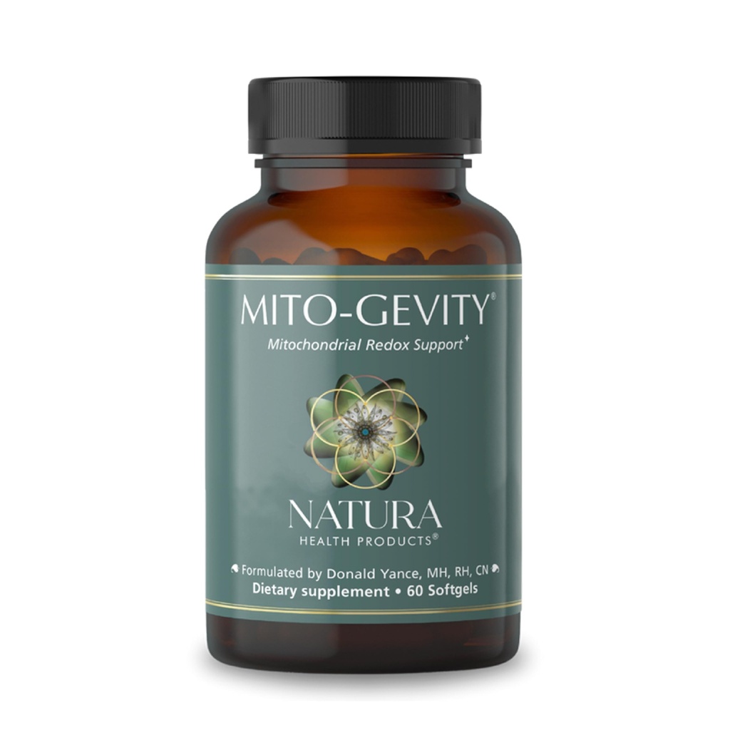 Natura Health Products Mito-Gevity (CV-Res-Q) תוסף - Mitochondrial Energy & Longevity Support* - כולל Resveratrol, הות'ורן, Silibinol, R-Alpha Lipoic Acid (R-ALA) (60s)