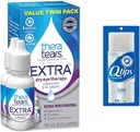 TheraTears תוספת עין יבש טיפות 0.5 fl oz 2 הרוזן עם Q-Tips 100% כותנה Swabs 500 הרוזן