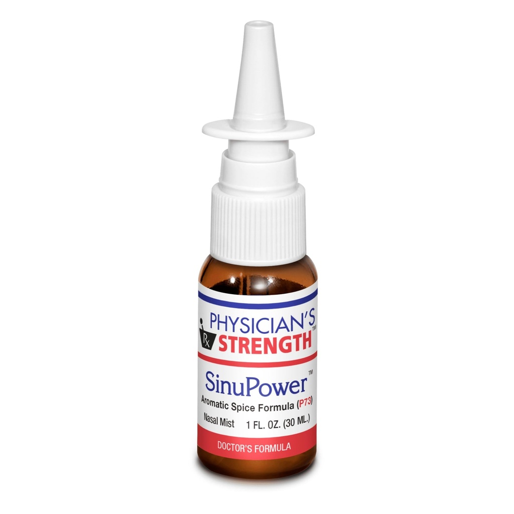 Physician's Strength SinuPower Mist - 1 fl oz - Supports Healthy Nasal Membranes & Sinuses - with P73 Oregano - Non-Addictive