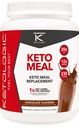 KetoLogic Keto Meal החלפת אבקת עבור תוצאות אופטימליות + MCT שמן + Grass-Fed Whey - פורמולה מושלמת Macros עבור Ketosis - 20 משרתים - שוקולד