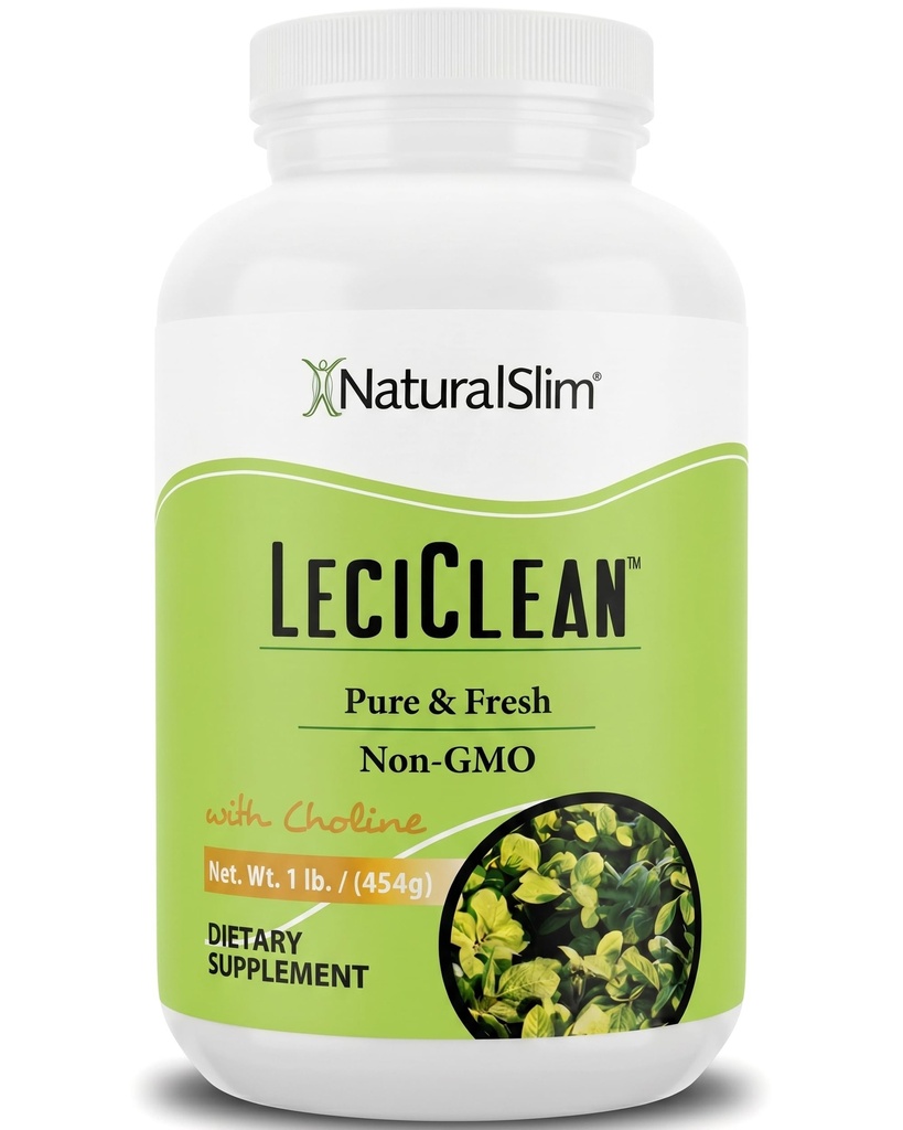 NaturalSlim Natural Soy Lecithin Granules with Choline - Pure & Fresh Granulated Lecithin תוספת עבור ניקוי & תמיכה קוגניטיבית - Non-GMO מזון כיתה - 1 פאונד