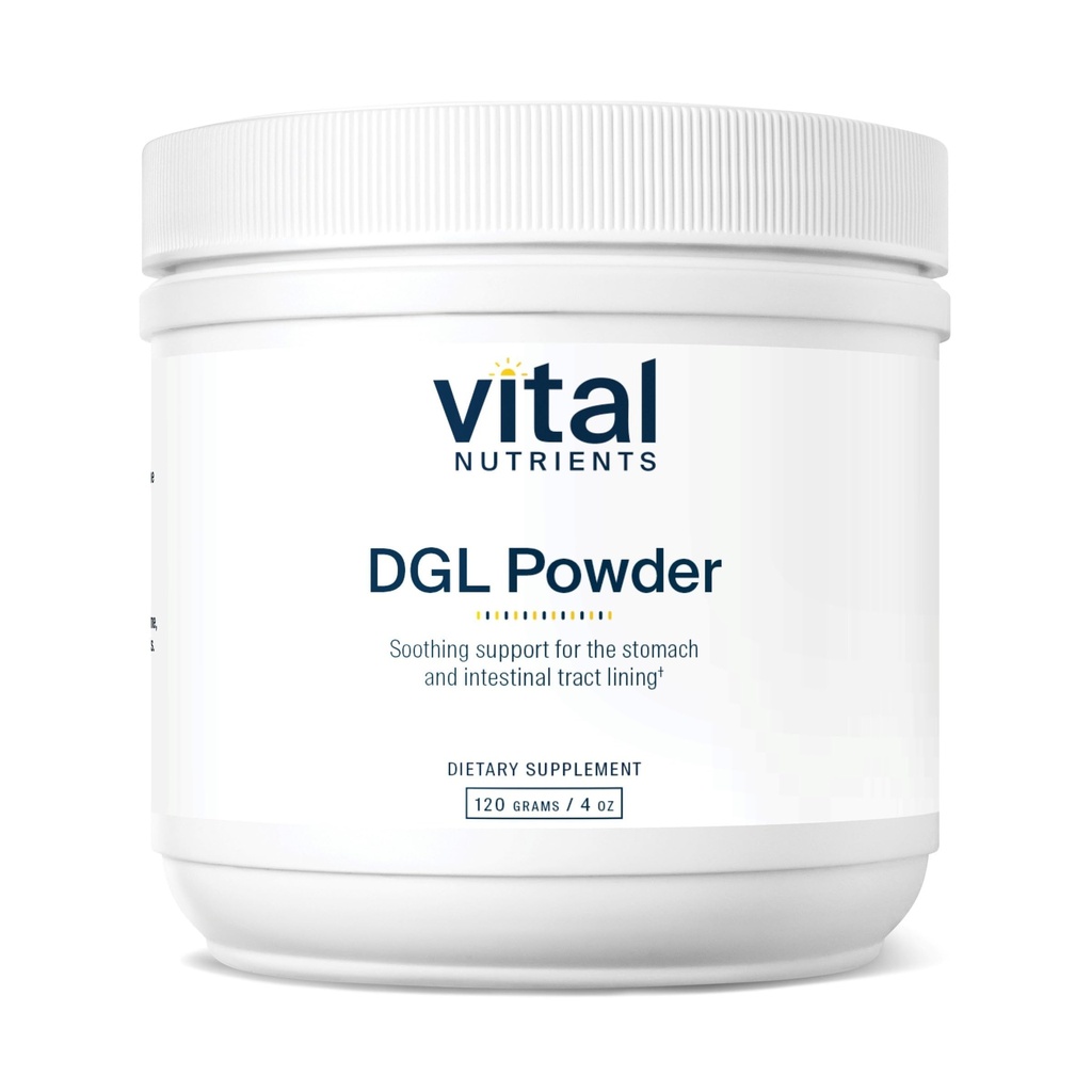 Vital Foodsents DGL אבקת | טבעוני DGL Licorice Root Extraction כדי לתמוך ב- Stomach Lining and Digestive Tract* | Gluten, Milk, Soy Free | Non-GMO | 120g