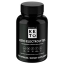 Perfect Keto Electrolytes קפסולות, Gluten Free, Electrolyte תוספת עם Magnesium, Calcium, Potassium ו Sodium, הידרציה, אנרגיה, התאוששות ותמיכה החיסון, Unflavored, 120 משרתים