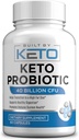 Keto Probiotics with Prebiotic - Digestive & Gut Health - תומך Occasional Constipation, Diarrhea, Gas & Bloating - Probiotics for Women & Men - דיאטה קטוגנית Probiotic - 60 קפסולות