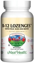 ויטמין B12 Lozenges עם Folic Acid ו- Biotin - Sublingual B 12 ויטמינים Strawberry Flavor - Vegetarian כשר B 12 - VIT B12 תוספת לייצור Red Blood Cell and Energy ( Count90)