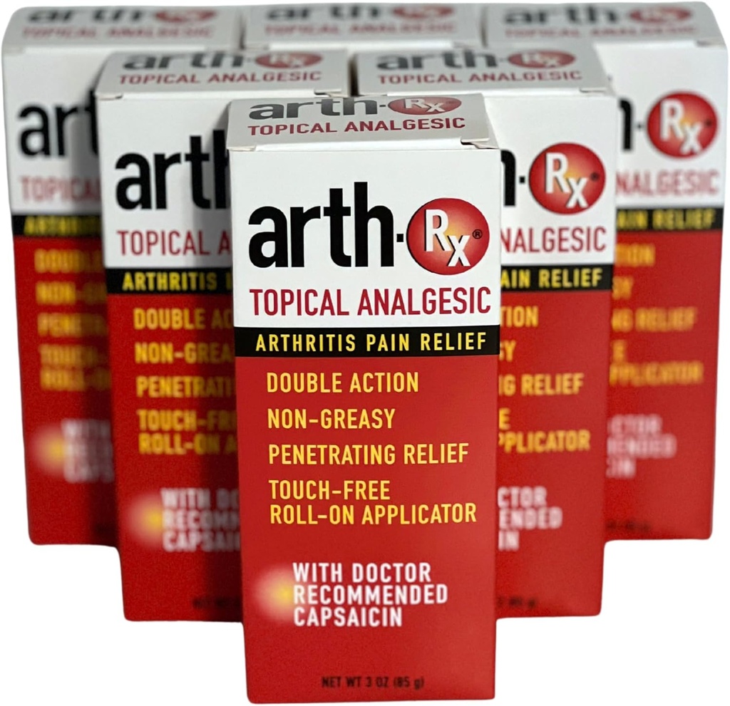 טיפול בכאב אנליסטי ב- Capsaicin for Deep Penetrating Pain Relief, מחמם Capsaicin עבור כאבי אש של דלקת פרקים ו כאבי שרירים, 18 oz