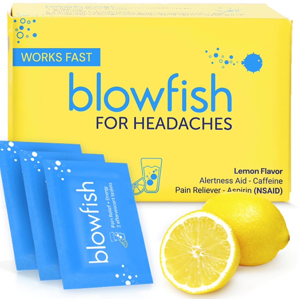 דגים ל- Headaches | Newמקסימום Power Effervescent Formula מתייחסת ל- Headaches Fast (1 Pack)