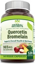 Herbal Secrets Quercetin 800 מ"ג עם Bromelain 165 מ"ג, Veggie קפסולות תוסף | Non-GMO | Gluten Free | Made in USA (965 מ"ג, 240, Count)