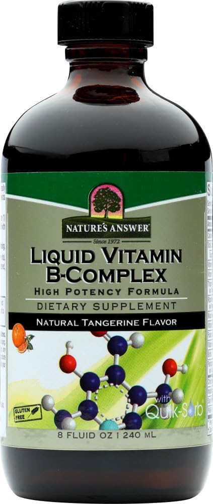 תשובה: ויטמין B Complex, 8 Fl Oz