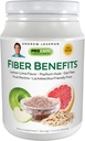 ANDREW LESSMAN Fiber Benefits Powder 60 Servings - Lemon-Lime, Gentle, Natural Soluble/Insoluble Fiber, Promotes Regularity, Cleansing. Psyllium Husk, Oat, Apple, Grapefruit, Guar Gum, Probiotics