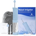 TopQuaFocus Nasal Irrigation Sinus Rinse System Nasal Irrigator with Telescopic Water Tank Neti Potשלב Versatile Water Flosser Nose Washer 3 Nozzles 3 Modes Nose ניקויer for Adult & Kid