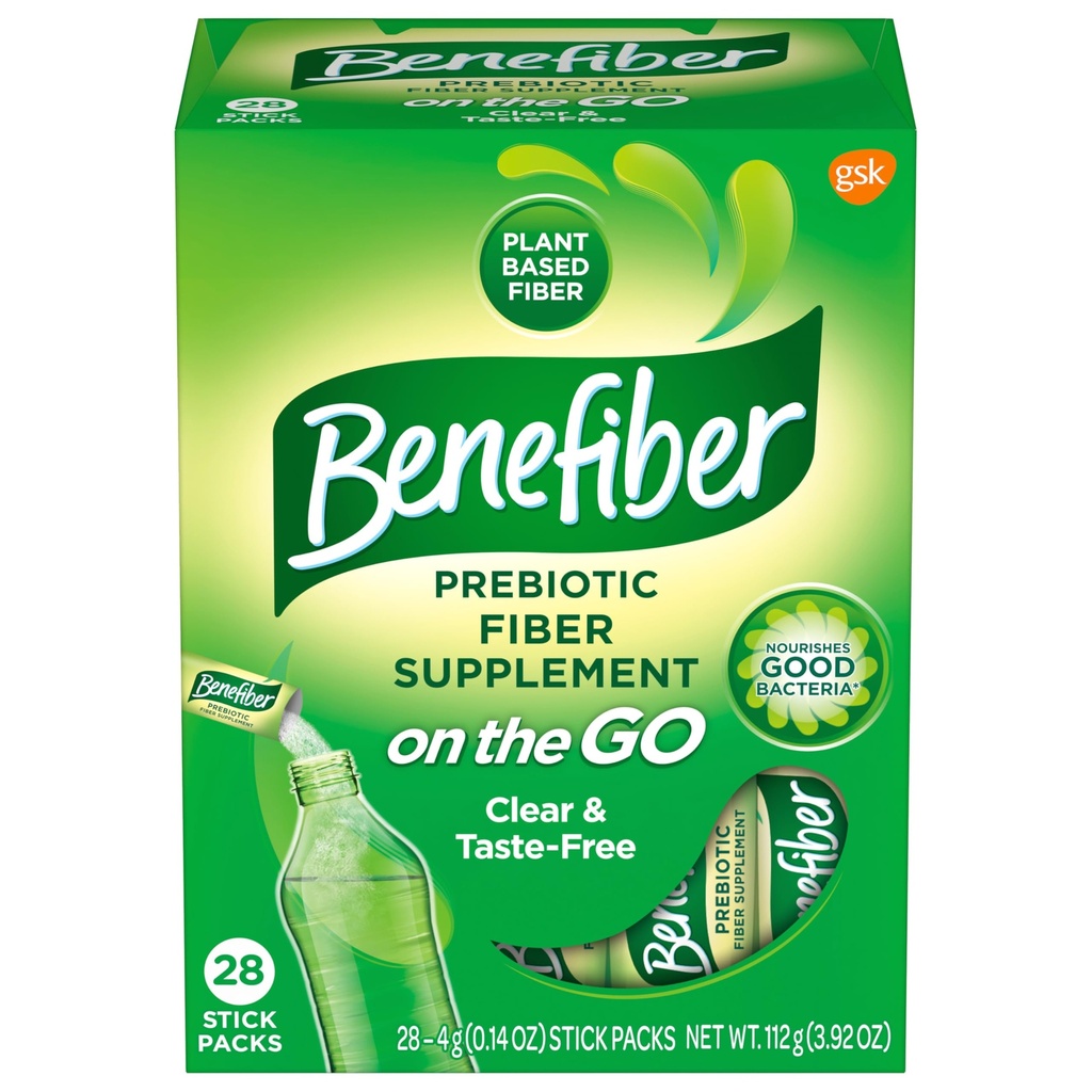 Benefiber Drink Mix, Taste Free, 28 Stick Packs