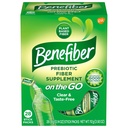 Benefiber on the Go Prebiotic סיבים אבקת for Digestive Health, Daily Fiber, Unflavored - 28 Sticks (3.92 Ounces)