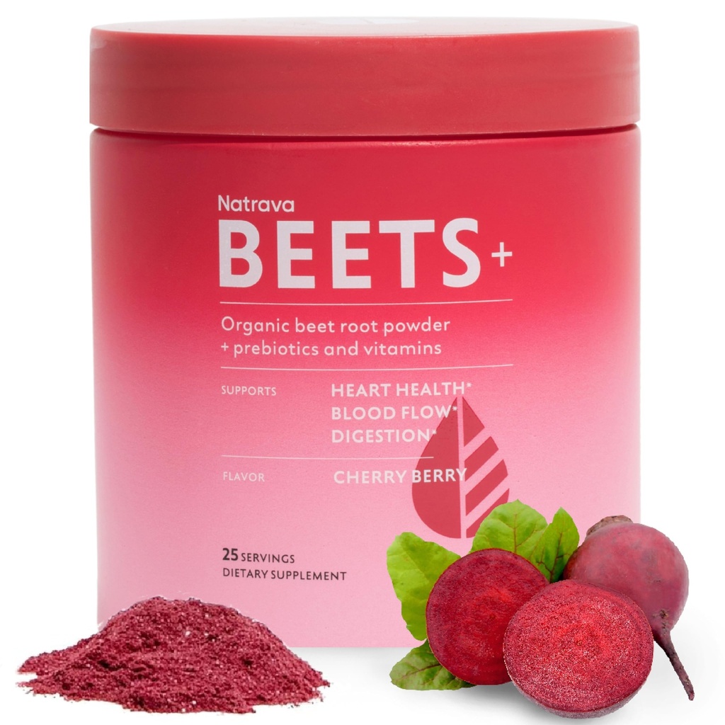 Beets+ אבקת שורש אורגני של Beet Fortified עם ויטמינים & Prebiotics עבור לב בריא אנרגיה ו Nitric Oxide הפקה