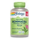 SOLA Echinacea ויטמין C & Zinc 850 מ"ג פלוס bioflavonoids, Echinacea קפסולות עבור תמיכה חיסונית בריאה, טבעוני, מעבדה מאומת, 60 יום כסף בחזרה להבטיח, 90 משרתות, 180 VegCapsss