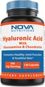 נובה Nutritions Hyaluronic Acid 100 מ"ג / ראוי - מקדם עור צעיר ויעיל תפקוד משותף 120 קפסולות