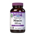 Bluebonnet Nutrition Flush-Free Niacin 500 מ"ג, לתמיכה תזונתית Cardiovascular *, Soy-Free, Gluten-Free, non-GMO, מוסמך כשר, ללא חלב, טבעוני, 60 קפסולות ירקות, 60 משרתים, 60 משרתים.