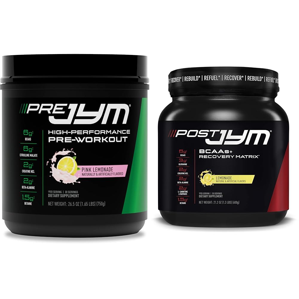 JYM 30 משרתים - Pink Lemonade & Post JYM Active Matrix - אבקת לימון Bundle