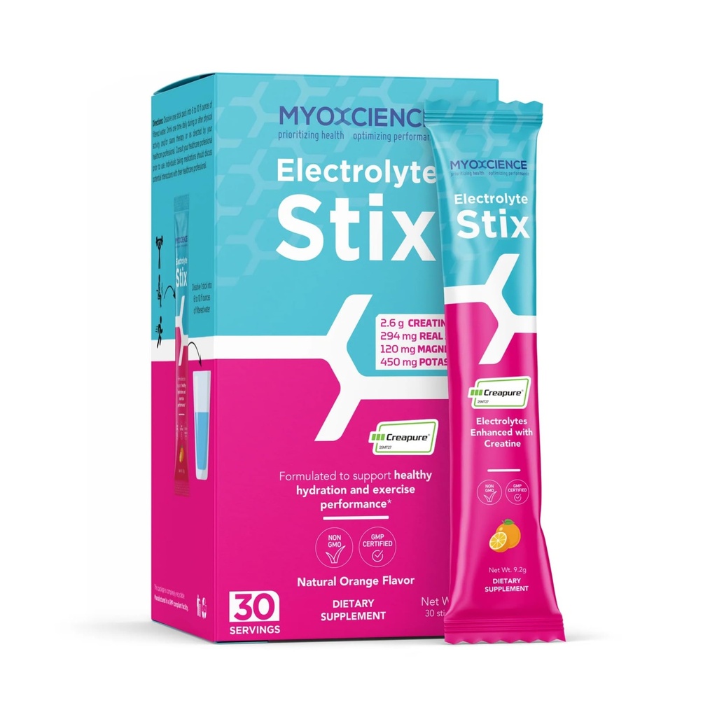 MyOXCIENCE Electrolyte STIX | אבקת Caratine Electrolyte