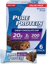 חלבון טהור Chewy Chocolate Chip, 50 גרם, 6 ספירה Multipack
