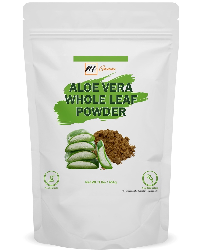 100% טבעי Aloe Vera Leaf אבקת Aloe Barbadensis 1 LBS /454 גרמים