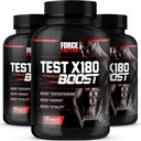 Power Factor Test X180 Boost, טסטוסטרון Booster and Energy Supplement for Men, Boost Energy, להגביר את Stamina, ולשפר את Vitality, עם D-Aspartic Acid ו- Fenugreek, 120 Count (Pack of 3)