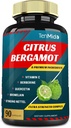 Citrus Bergamot לחלץ קפסולות עם ויטמיןC, Berberine, Quercetin, Bromelain, Echinacea, Black Pepper - 3 חודשים אספקה, 90caps