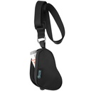 Beautyflier Asthma Inhaler Case Lanyard Holder Keychain Travel Handy Mini Bag for Adults and Kids, Is Notlude Inhaler (Black)