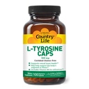המדינה חיים L-Tyrosine 500 מ"ג עם תוסף ויטמין B6 - Gluten-Free, Vegetarian, כשר, Boosts Focus & Energy, תומך בבריאות המוח, משפר את בהירות הנפש, Non-GMO - 100 קפסולות