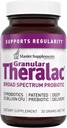 תוספי מאסטר  Granular Theralac - 1.05 oz - Multi-Strain Probiotic אבקה עבור Optimal Gut בריאות - גדול לילדים - טבעוני, גלוט חינם - 40 משרתים