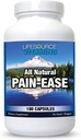 LifeSource ויטמינים All Natural Pain Ease - 20 Herbs Synergistic ו Enzymes כי באופן טבעי ומאובטח תמיכה: כאבי ראש ומיגרינים - ברכיים - כתפיים - מפרקים - כאב חקיקה - Tension
