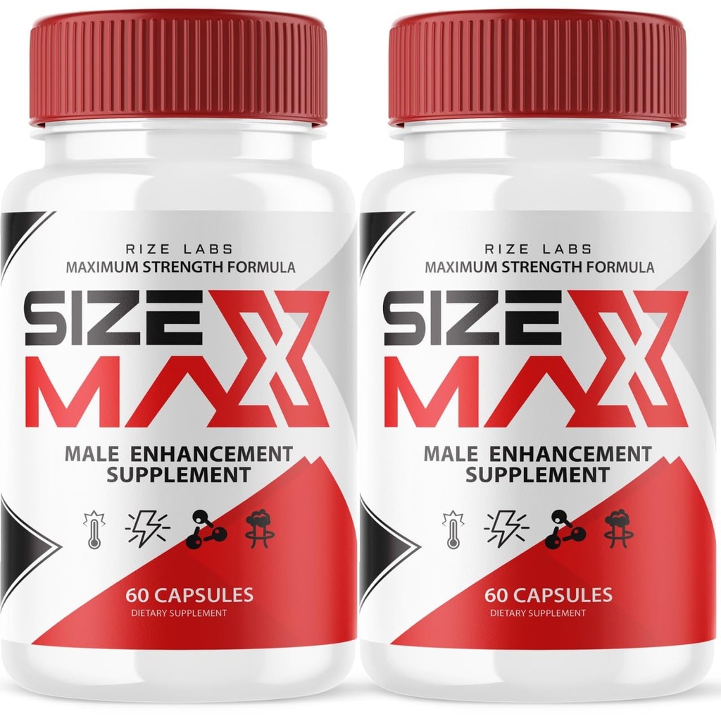 כמות המעבדות של Max Pills עבור גברים, גודל מקס טבעי וקפסולות יעילות, גודל מקס תומך בגוף לבצע Longer ו Better, Size Max ביקורות תוסף (120 קפסולות) (pack of 2)
