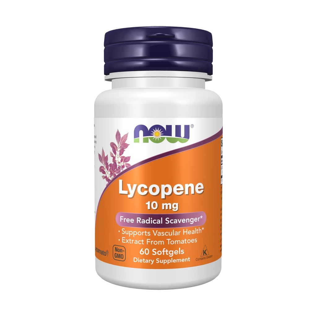 עכשיו תוספים, Lycopene 10 מ"ג עם חילוף טבעי של עגבניות, חינם רדיקלי Scavenger *, 60 Softgels