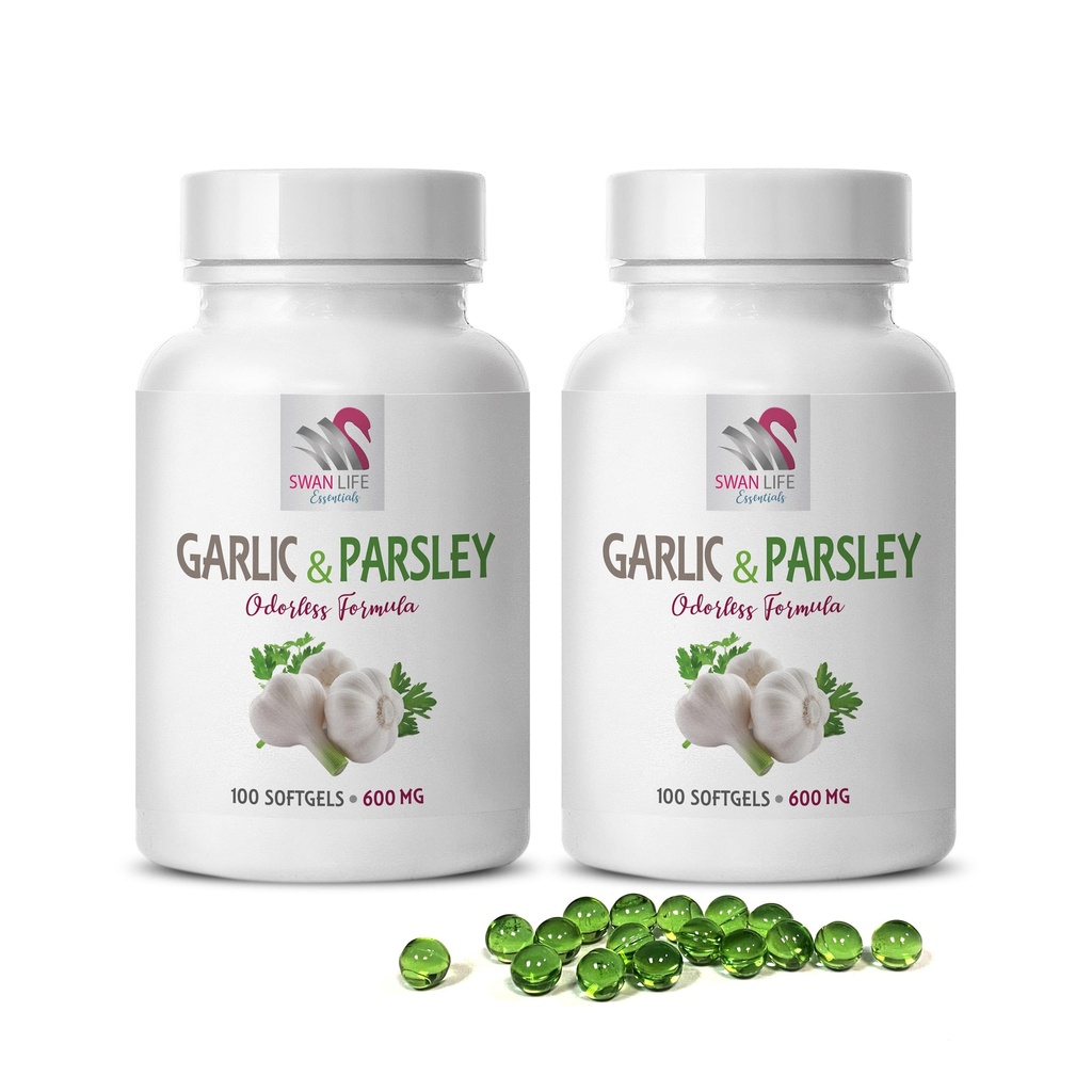 תוספי שום - GARLIC ו PARSLEY ODORLESS FORMULA - ויטמינים לבריאות העצם עבור נשים, Allicin, Allicin, Allicin, Allicin, כל תוספי מזון, קפסולות פארלי, שום ריח - 2B 200 Caps