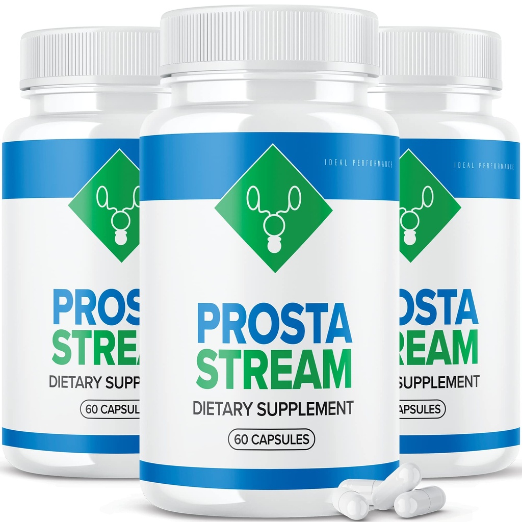 הרעיוןL PERFORMANCE (3 Pack) Prosta Stream Prostate תוספת גלולות Prostastream (180 קפסולות)