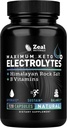 Keto Electrolyte תוסף (120 קפסולות) מקסימום Keto Electrolytes תוספי גלולות w Pink ההימלאיה מלח, B ויטמינים, מגנזיום ו- Potassium תוסף - Salt Pills & Electrolyte Tablets