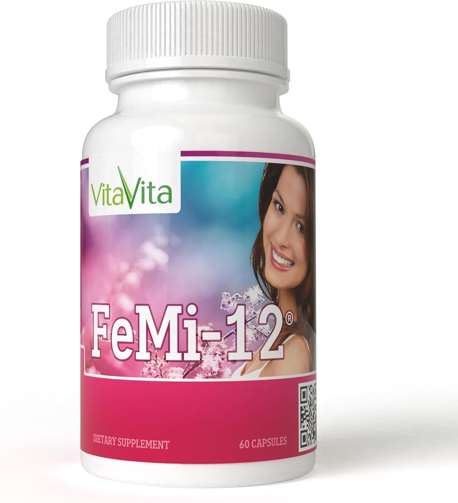 FeMi-12, Helps Alleviate Women's Monthly Discomforts & Supports Normal Menstruation (60 קפסולות)