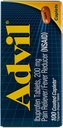 Advil Pain Reliever / Fever להפחית 200 מ"ג קפטון - 100 Ct, Pack של 3