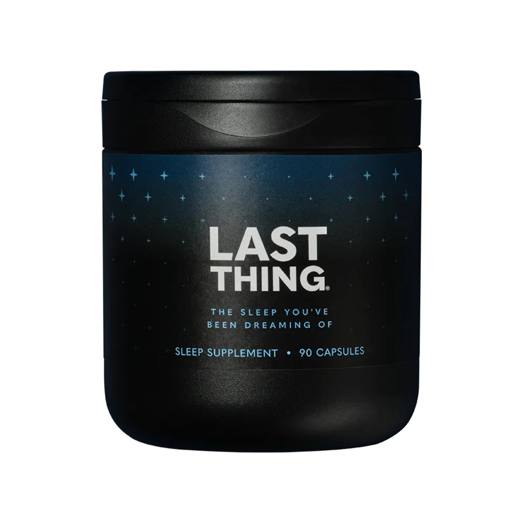 BODi Last Thing Complete Sleep Supplement with L-theanine, Ashwagandha, Magnesium Glycinate, Melatonin - Calming Night Time Stress Defense for Deep Restorative Sleep - 30 יום אספקה (90 קפסולות)