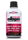 HEAL DIRECT AminoSculpt Sugar-Free Collagen תוסף - חלבונים עתירי גבוה עבור שיער, עור, ציפורניים ופרקים, Grass-Fed, non-GMO, Liquid Collagen - Smooth מנגו - 30 Fl Oz Oz