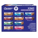 Quest Nutrition Ultimate Variety Pack חלבונים Bars, חלבון גבוה, Low Carb, Gluten Free, Keto Friendly, 12 Count