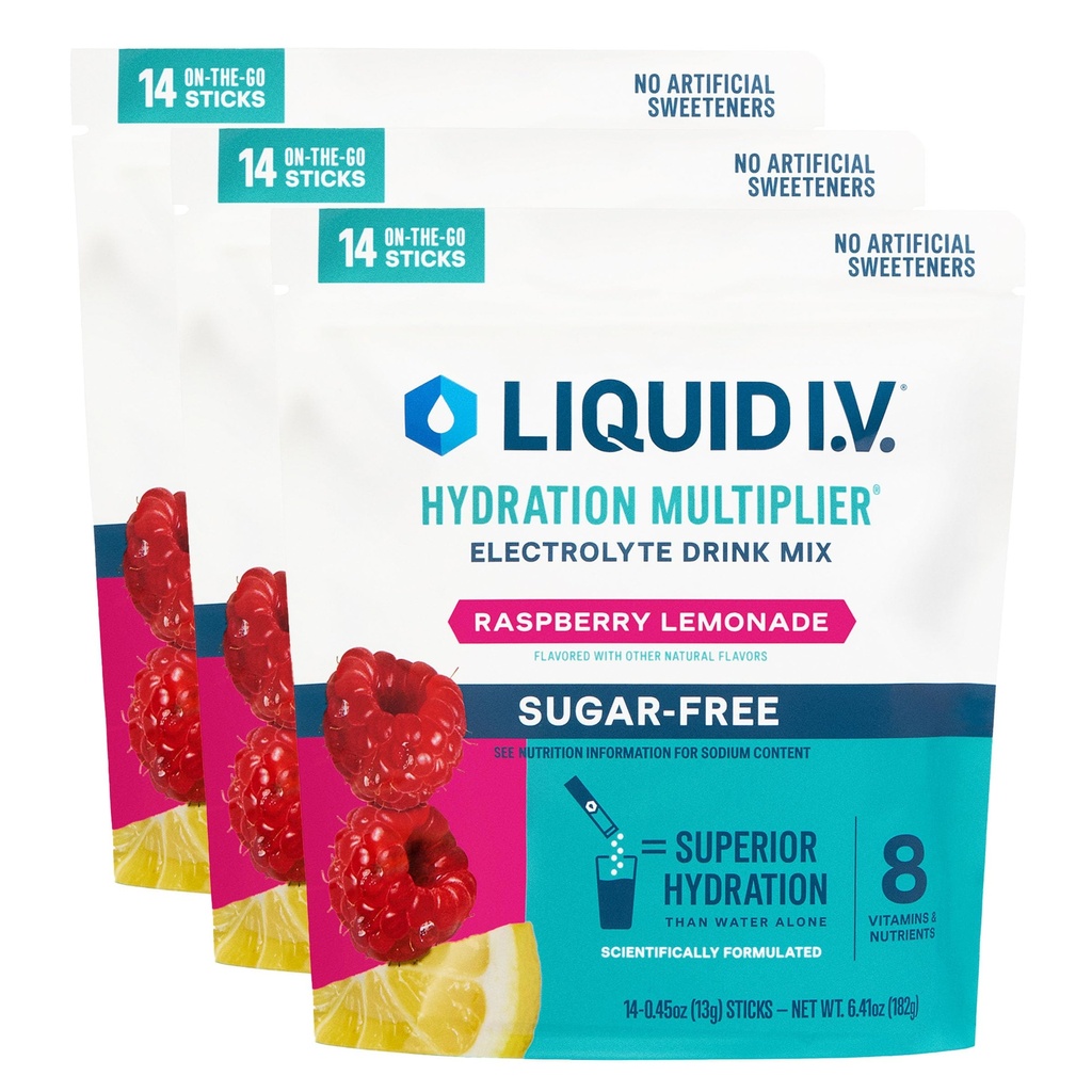 נוזל I.V. hydrotion Multiplier® Sugar-Free - Raspberryade