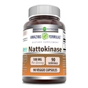 פורמולה מדהימה Nattokinase תוסף 100 Mg (2000 FU Enzyme מתוך טהור נטונקיאז)