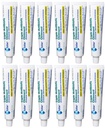 Globe (12 Pack) משולש אנטיביוטיקה עזרה ראשונה Ointment 1 oz, עזרה ראשונה Antibiotic Ointment, 24Hour זיהום הגנה, טיפול בפצועים קטנים, ברנס וחתכים