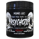Insane Labz Psychotic Black Edition Mid Stimulant Pre Workout אבקה, משאבות אנרגיה פוקוס, טעון עם קריטין Beta Alan Turine מודלק על ידי AMPiberry, 35 משרתים (בטיח)