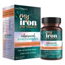 MyIron ProClinical by Purity Products - Iron (Ferrous Bisglycinate Chelelate) + ויטמין C (PureWay-C) - Gentle on the Stomach - Controlled Absorption - מקדם תאי דם אדומים בריאים - 30(1)