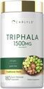 Karlyle Triphala כמוסות 1500 מ"ג | 180 | תוסף צמחי | Non-GMO ו- Gluten Free Free
