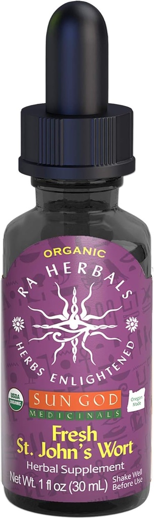 מוסמך אורגני Ra Herbals St. John's Wort Tincture