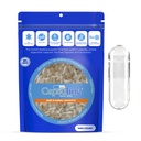 גודל Capsuline 0 ריק Gelatin קפסולות, Clear - 1000 Count | Gluten Free, כשר, non-GMO מוסמך | Pure Bovine Pill Caps for Fit Filling - 1000 Count